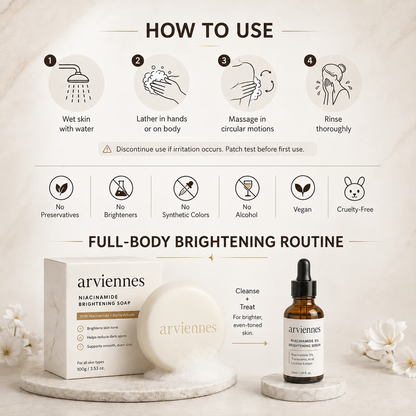 ✨ Niacinamide Brightening Cleansing Bar | For Dull & Uneven-Looking Skin 🧼
