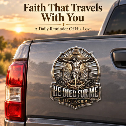 ✝️Christian Faith Car Emblem Collection — Cross, Resurrection & Hope