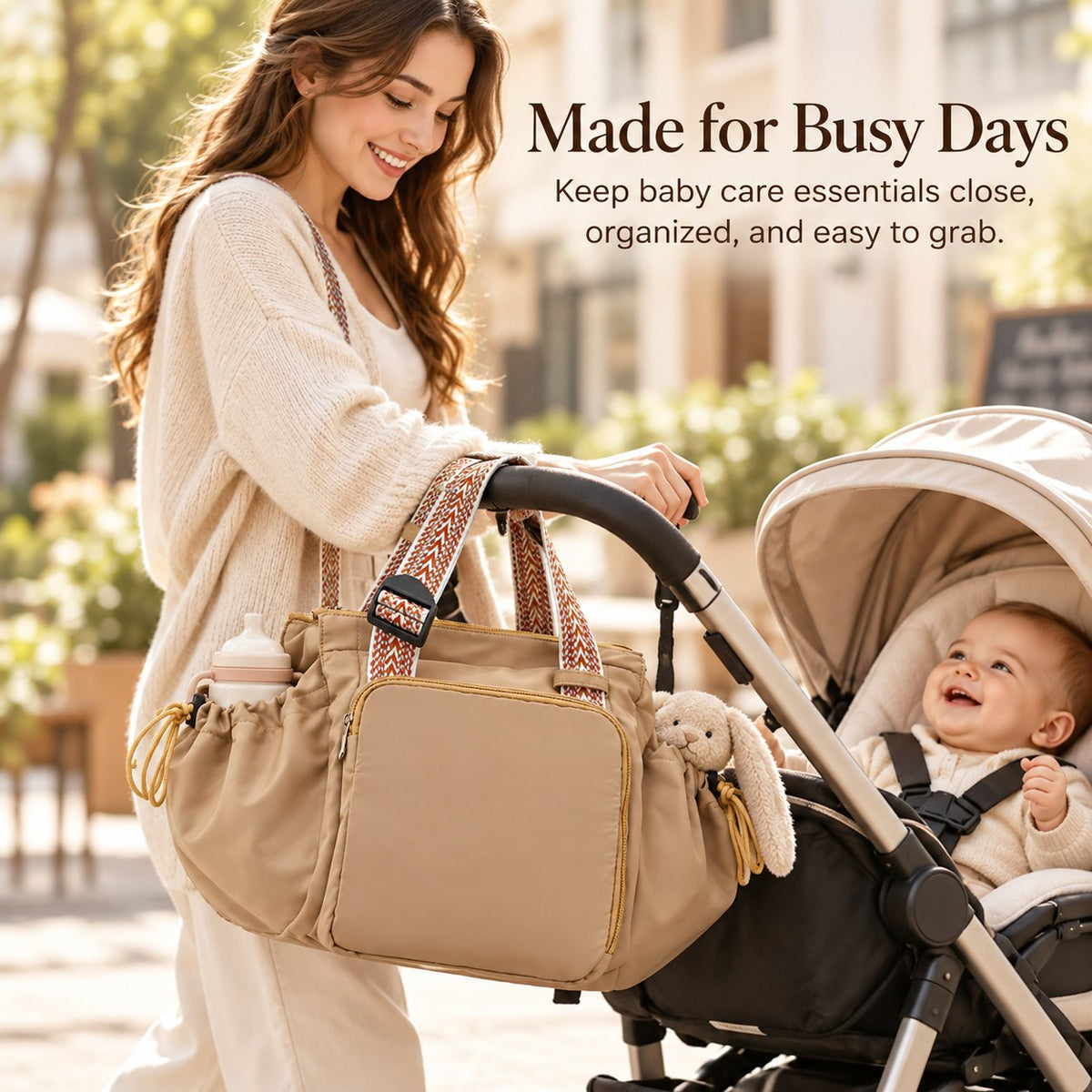 👜 Multi-Use Mommy Tote Bag