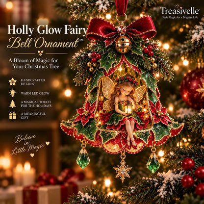 🧚‍♀️🎄 Holiday Collector’s Set | All 7 Light-Up Fairy Bell Ornaments – 50% OFF + FREE SHIPPING