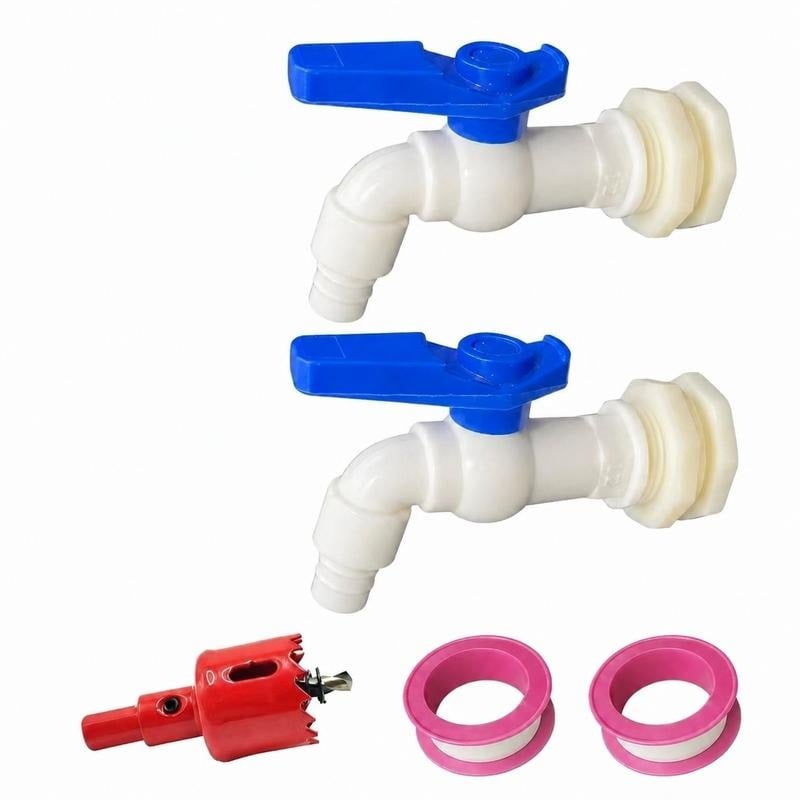 Rain Barrel Spigot Kit 💧 – Convenient Water Outlet Installation Set