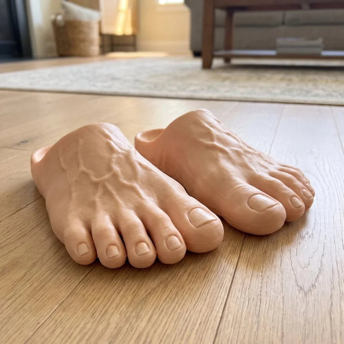 👣Barefoot Prank Slippers