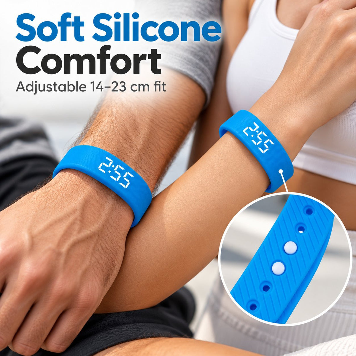 Portable Wrist Activity Tracker | Lightweight Step Counter for Outdoor Workout Sessions