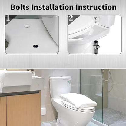 Heavy-Duty Toilet Seat Bolt Kit 🔧 – 2-Piece Replacement Set