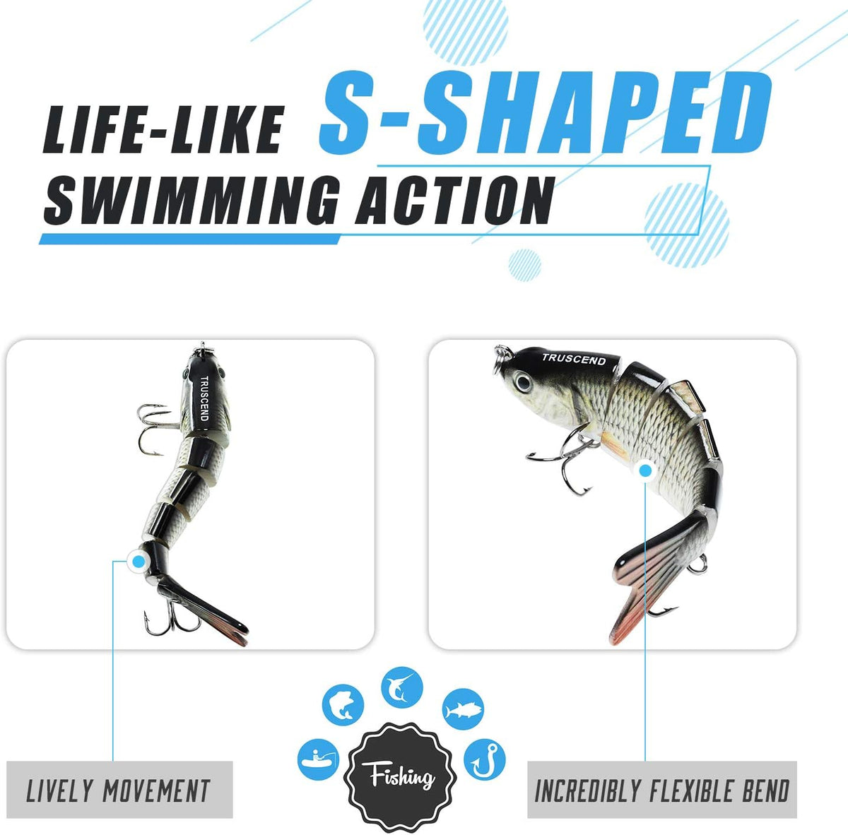 6-Segment Lifelike Fishing Lures🎣