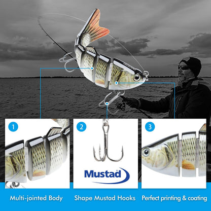 6-Segment Lifelike Fishing Lures🎣
