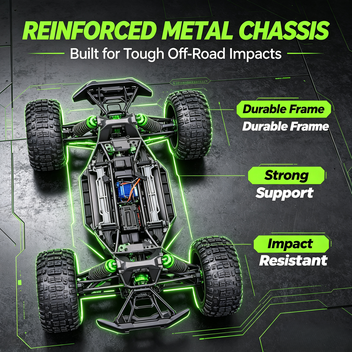 🔥 2026 U-Max Ultimate 8S Monster Truck – 4WD Brushless Power