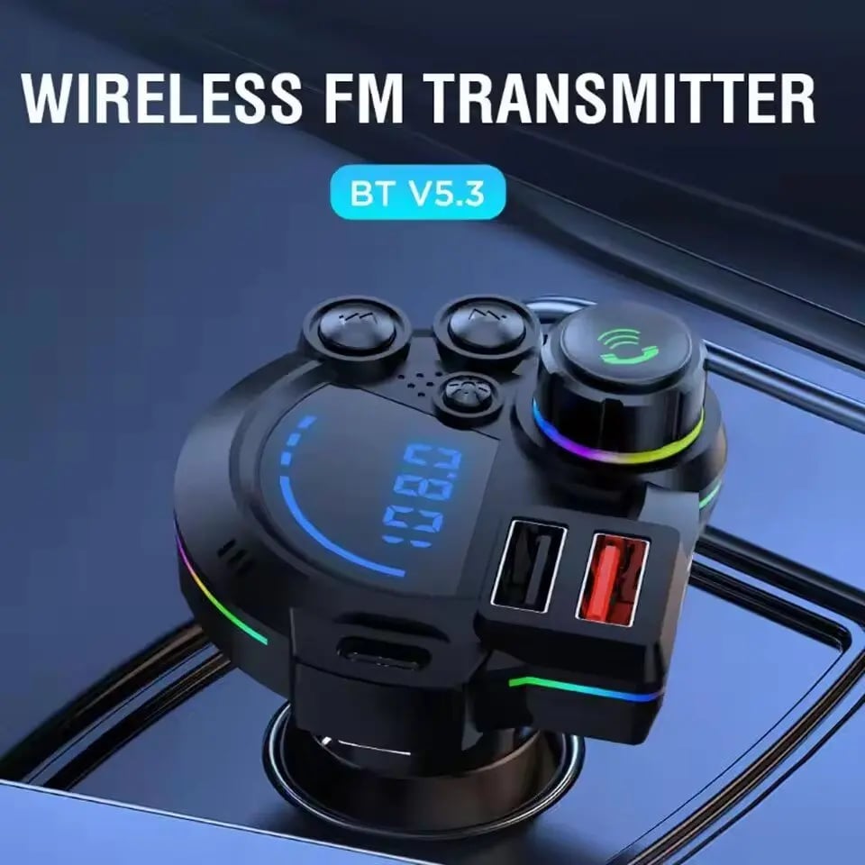 PD30W Bluetooth 5.3 FM Transmitter Car Charger
