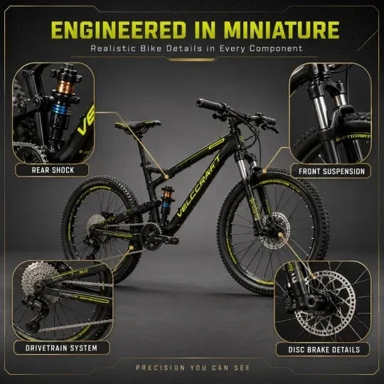 🚲DIY Mountain Bike Model Kit – Build, Display & Collect