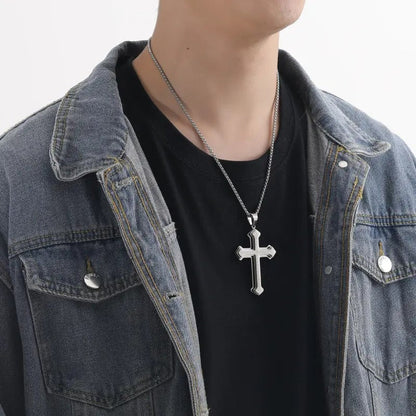 🔥Men's Lord's Prayer Cross Necklace
