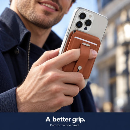 📱💳Magnetic Wallet Card Holder with Built-in Locator – Works with Apple Find My, RFID Blocking & MagSafe Stand 📱