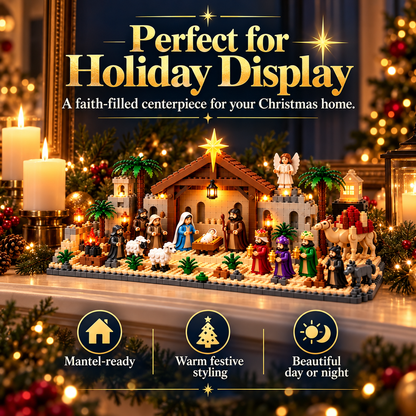 🎄 24-Day Nativity Building Advent Calendar – Build the Christmas Story Day by Day ✨🏠