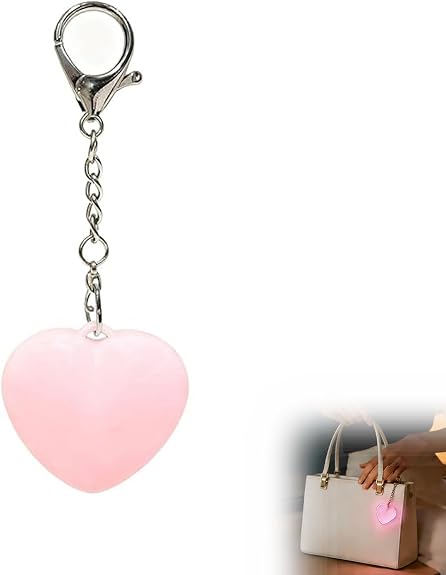Heart-shaped Handbag Light – USB Rechargeable Touch-Sensitive Wallet Light