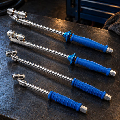 🚛 Assorted Tire Inflation Extension Rod Set, Roadside & Garage Dual Wheel Repair Helper