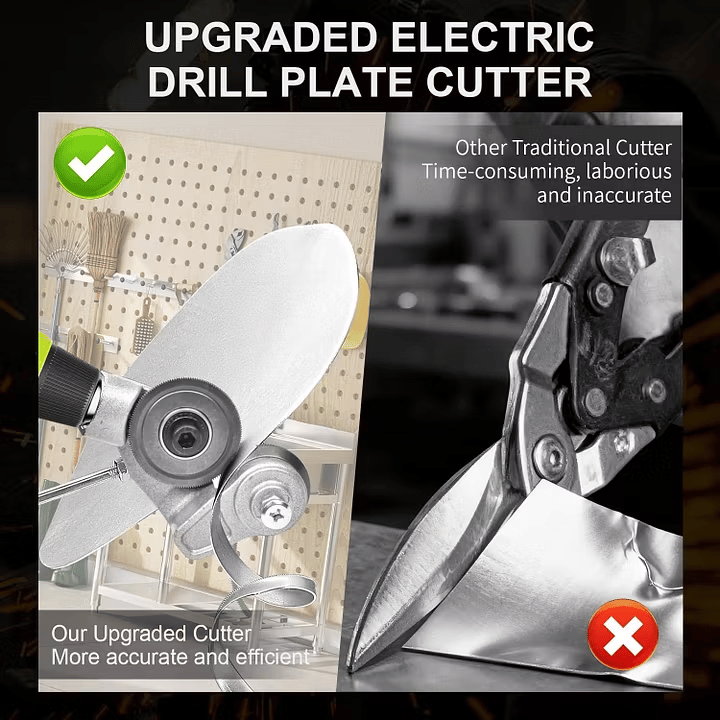 🛠️✂️ Sheet Metal Cutter Drill Attachment ⚡🔩 — Product image 2