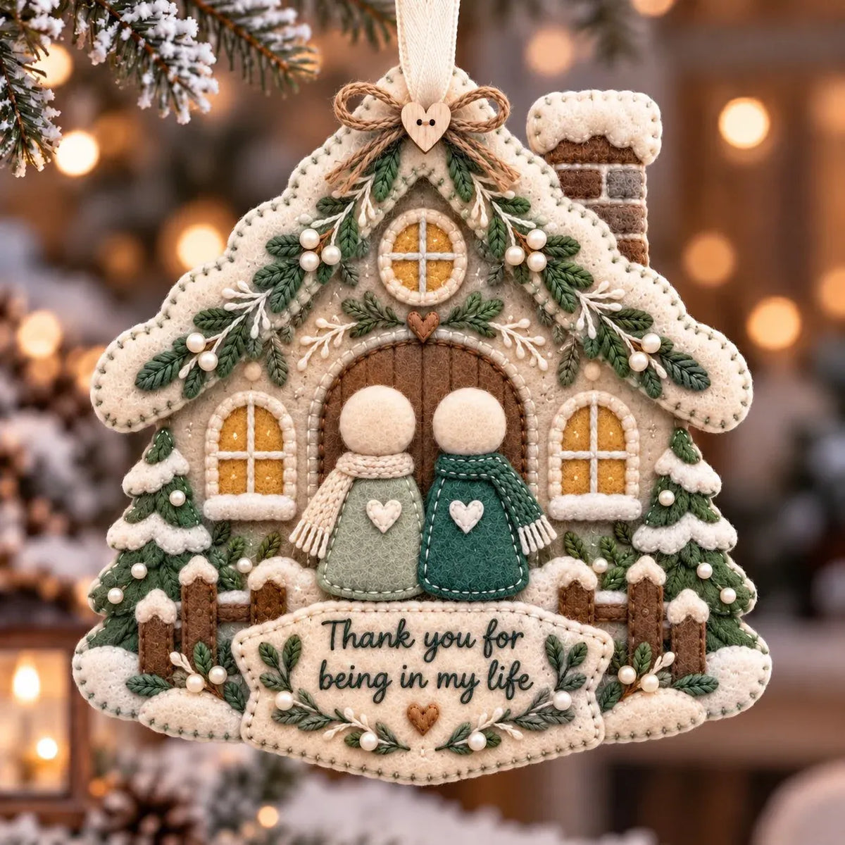 🔥LAST DAY 50% OFF - 🧶Handcrafted Felt Holiday Ornament