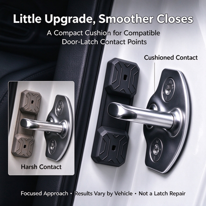 🚗 Car Door Latch Cushion Pads – Reduce Closing Impact