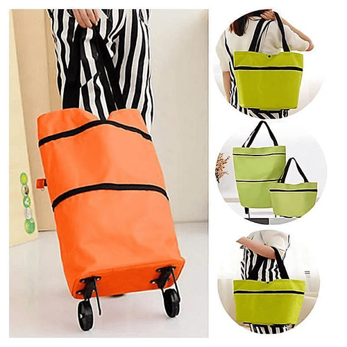 🔥Last Day 40%Off 🔥 2 in 1 Foldable Shopping Cart Bag🎁