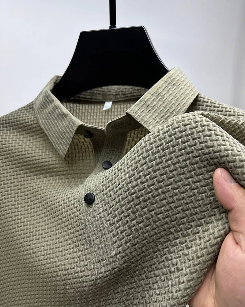 Men's Classic Loose-Fit Solid-Color Casual T-Shirt