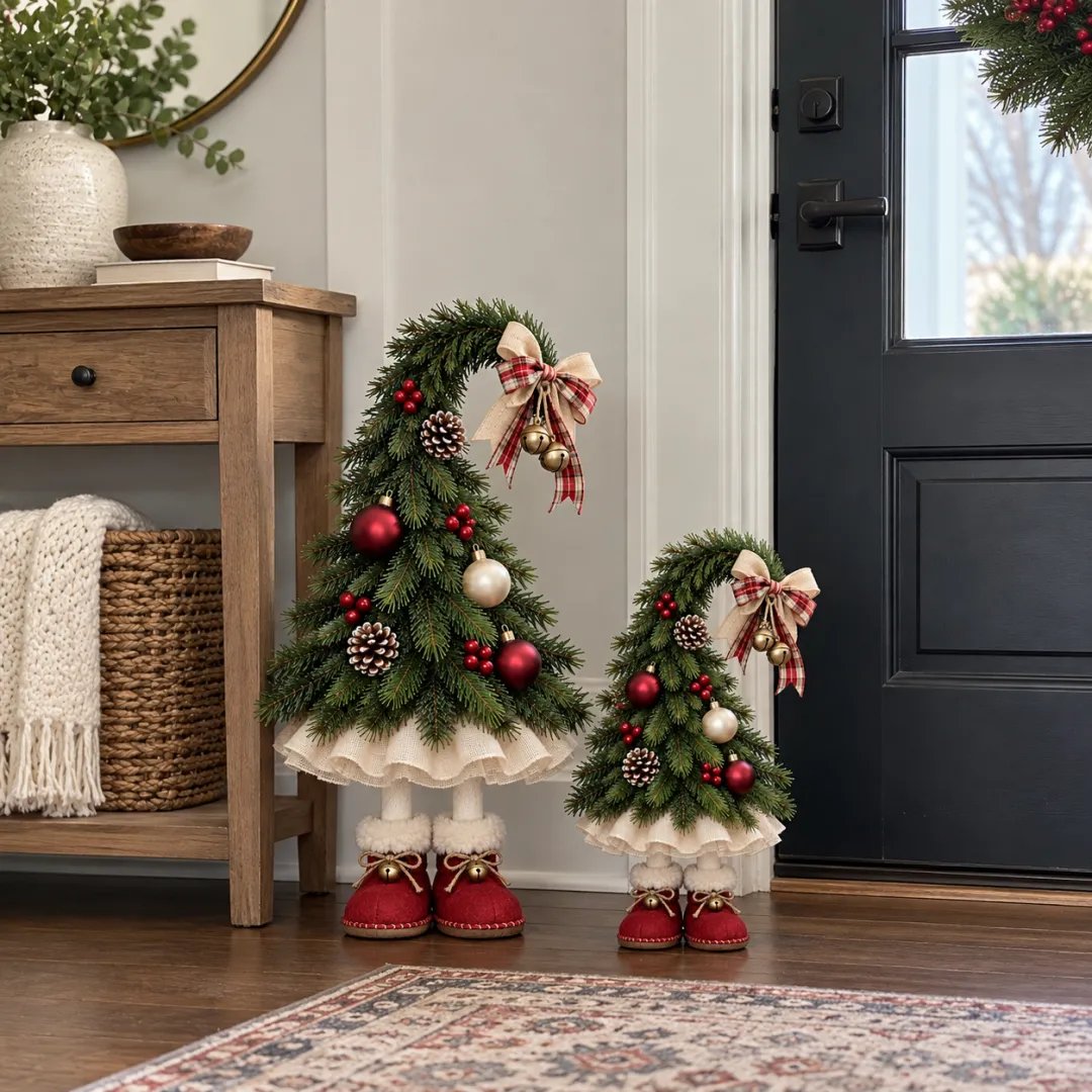 🎄🍄Sprookjesachtige kerstboomversiering met elfjes🌙
