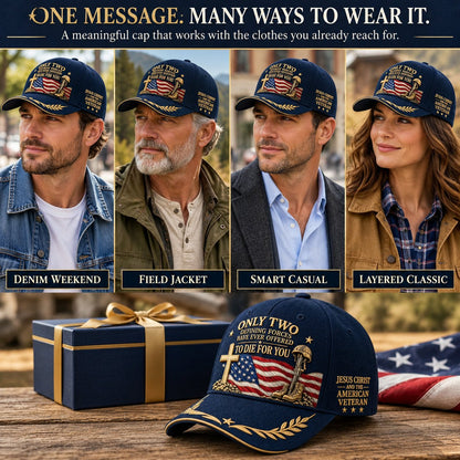 🇺🇸 Faith & Veteran Tribute Cap – Honor Their Sacrifice ✝️