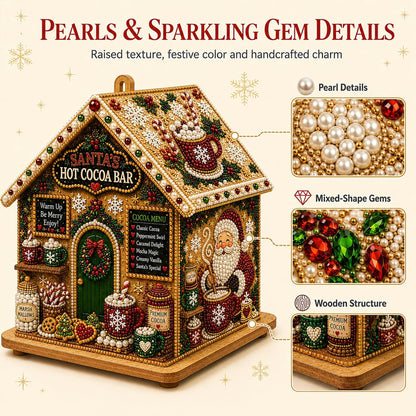 3D Christmas House Diamond Painting Kit