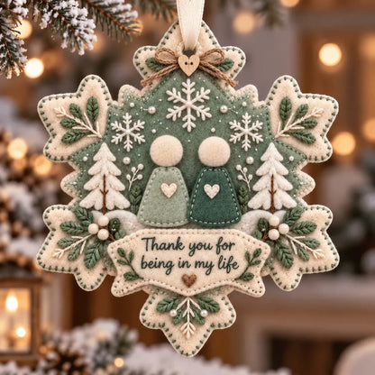 🔥LAST DAY 50% OFF - 🧶Handcrafted Felt Holiday Ornament