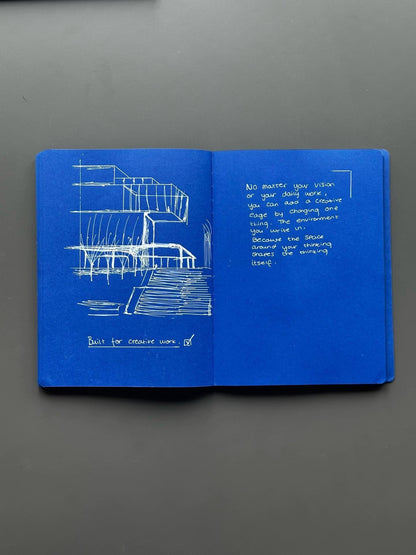 📘 Notedfy Think Blue Notebook – A Different Page for Better Ideas 💙