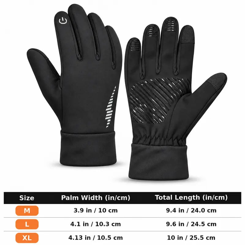 ❄️Unisex Winter Fashion Gloves - Warm Fleece-Lined, Touchscreen-Compatible, Anti-Slip Grip for Cycling, Driving, Outdoor Sports