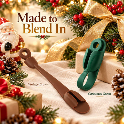 🎄 No Drill Mantel Decor Straps for Christmas Garland（8 PCS）