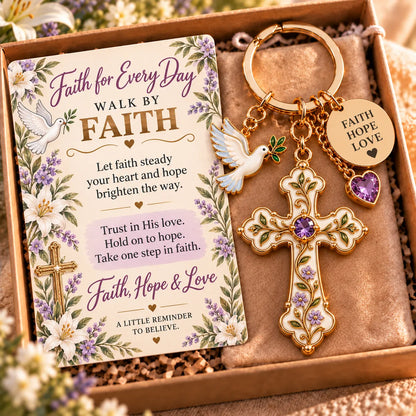 🔥LAST DAY 50% OFF - ✝️ Always With You Jesus Comfort Doll | Soft Crochet Companion with Scripture Message Card 🤍