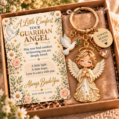 🔥LAST DAY 50% OFF - ✝️ Always With You Jesus Comfort Doll | Soft Crochet Companion with Scripture Message Card 🤍