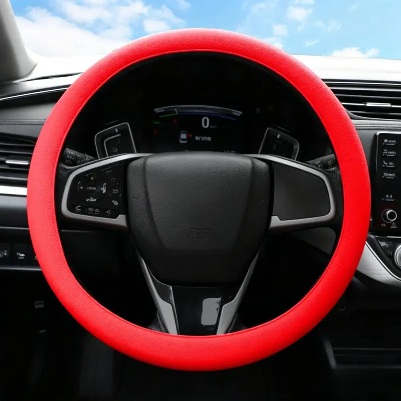 🚗Elastic Silicone Anti-Slip Car Steering Wheel Cover