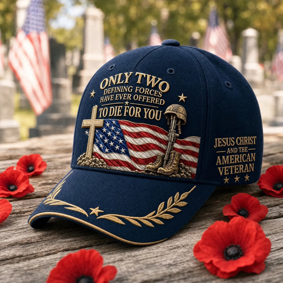 🇺🇸 Faith & Veteran Tribute Cap – Honor Their Sacrifice ✝️