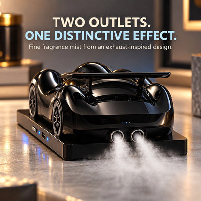 🏎️ Race-Car Aroma Diffuser with Dual Exhaust Mist