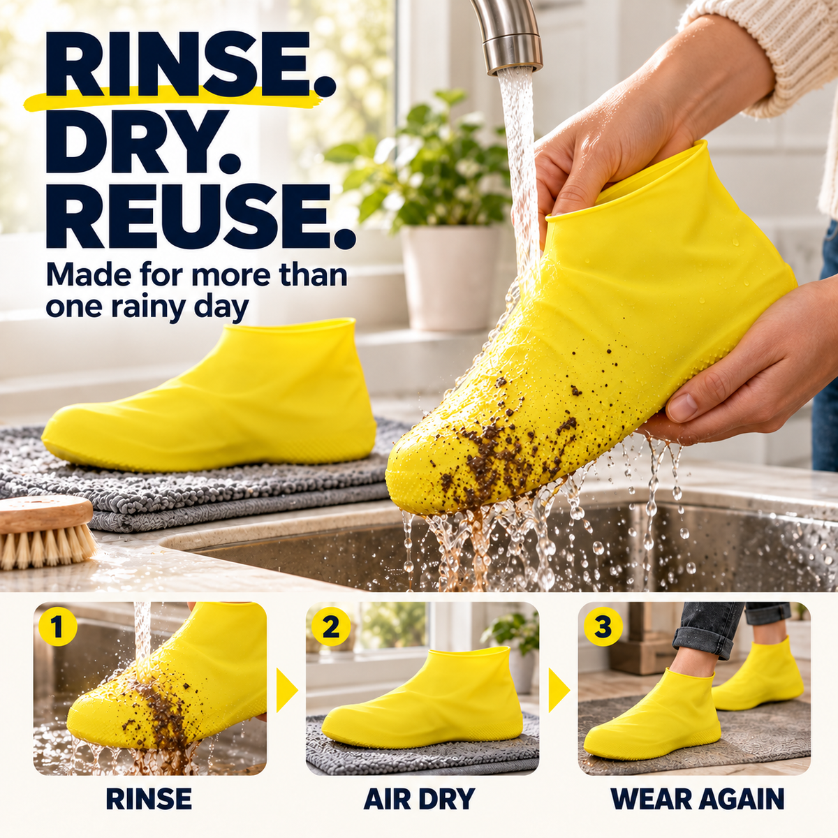 🌧️👟 Waterproof Shoe Covers – Don’t Let Rain Ruin Your Shoes☔