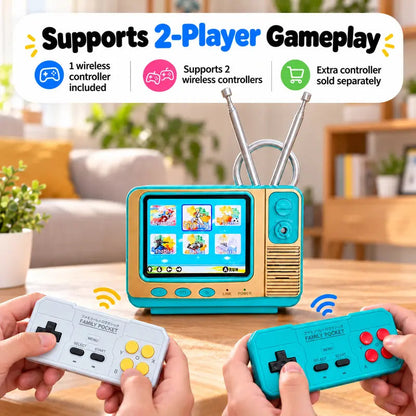 🎮 GV300 Retro Mini TV Game Console – 308 Built-In Games & 2.8-Inch IPS Screen