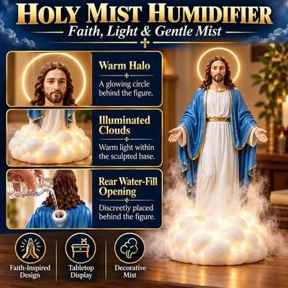 ✝️✨ Holy Mist Humidifier —  Daytime Décor, Evening Glow☁️💛
