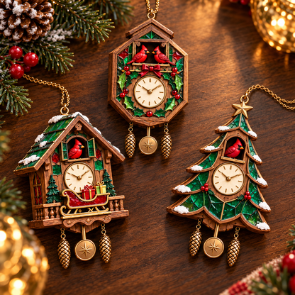 🐦 2026 Red Cardinal Cuckoo Clock Ornaments – 6 Vintage-Inspired Designs for a Nostalgic Christmas Tree