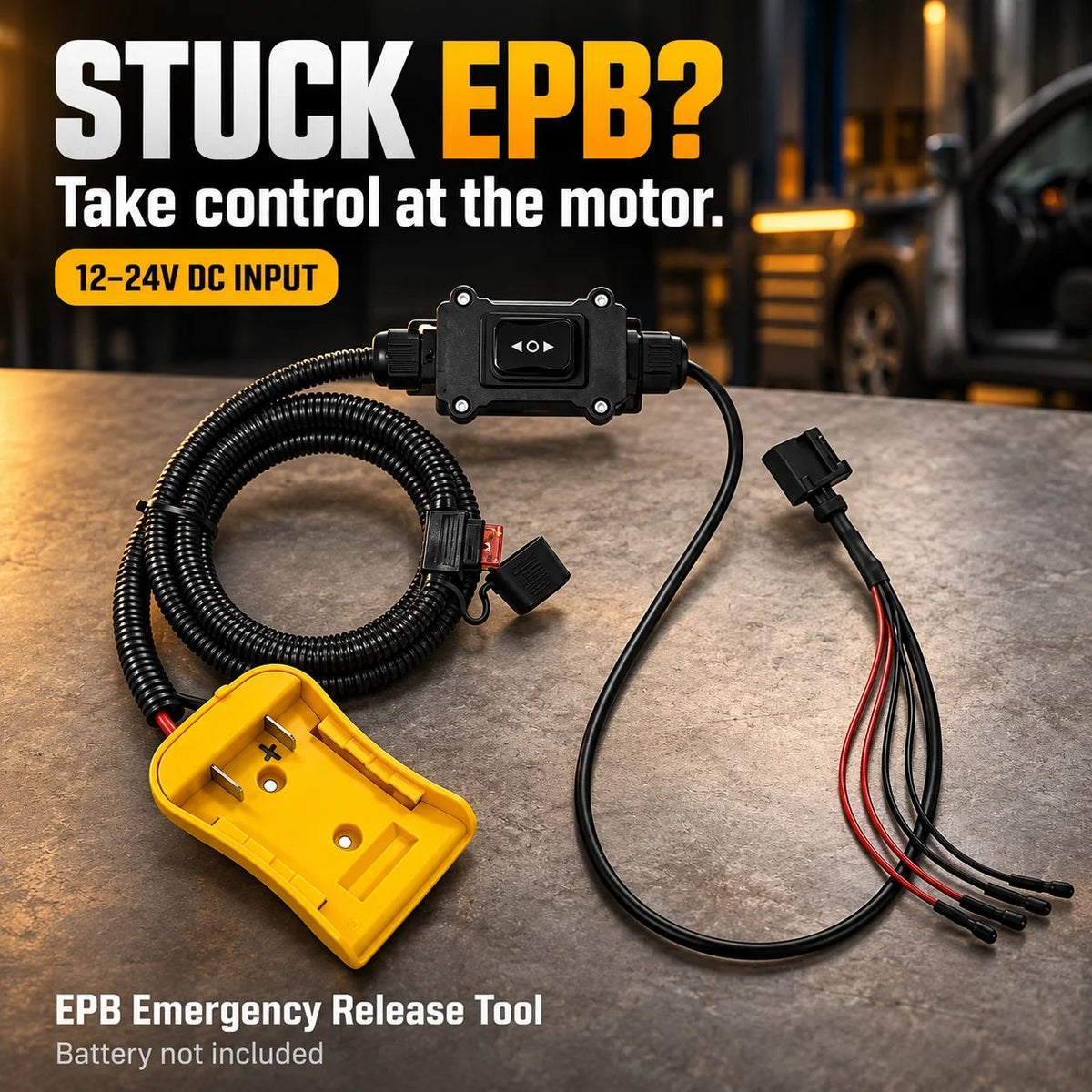 🔥Last Day 50% OFF- 🔧 12–24V EPB Emergency Release Tool | Forward & Reverse Control
