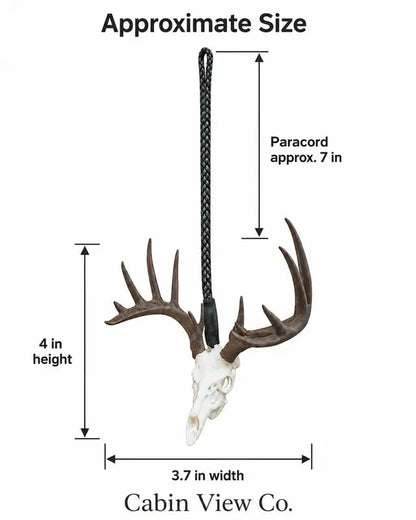 🦌Whitetail Deer Skull Mirror Hanger