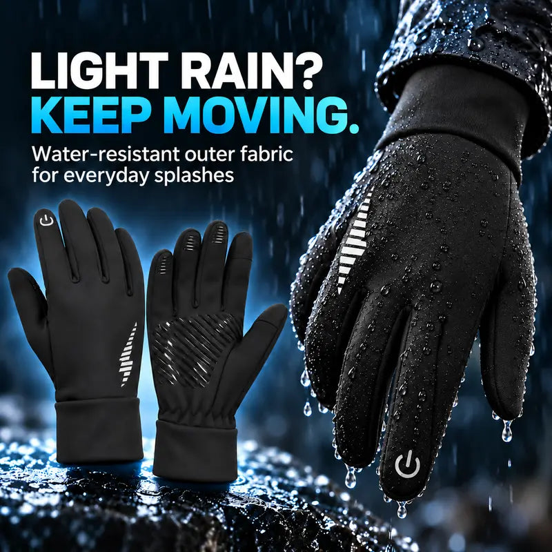 ❄️Unisex Winter Fashion Gloves - Warm Fleece-Lined, Touchscreen-Compatible, Anti-Slip Grip for Cycling, Driving, Outdoor Sports