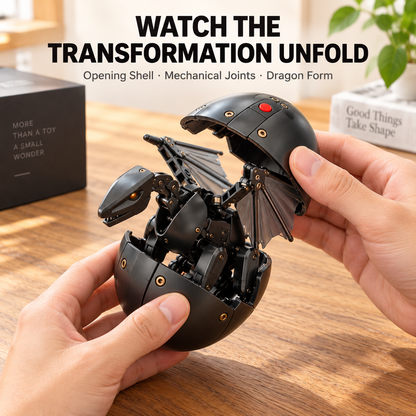 🔥🥚🐉 DragonMorph – Egg to Dragon Transforming Mechanical Toy
