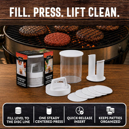 Hamburger Press Patty Maker - 12-Piece Set