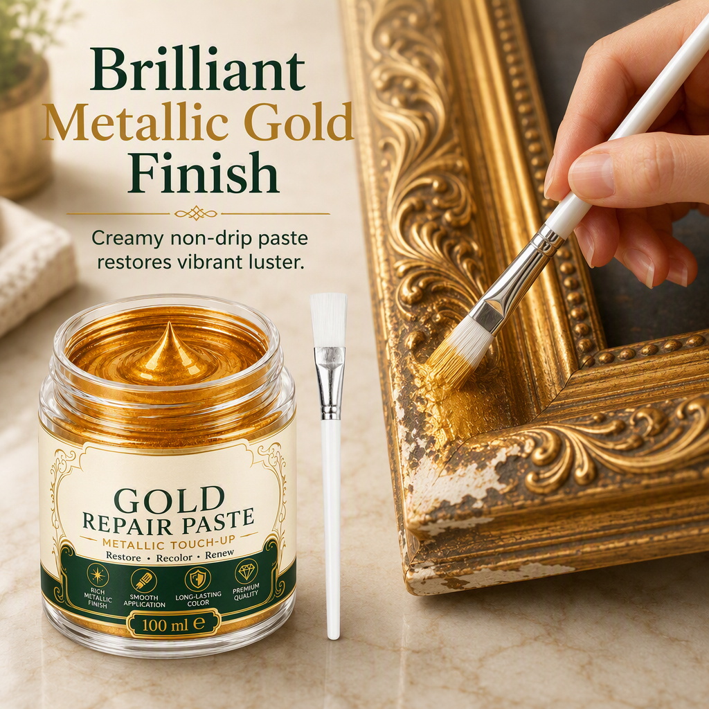 ✨✨ Gold Metallic Restoration Paste – Restore & Refresh Your Home Decor 🎨