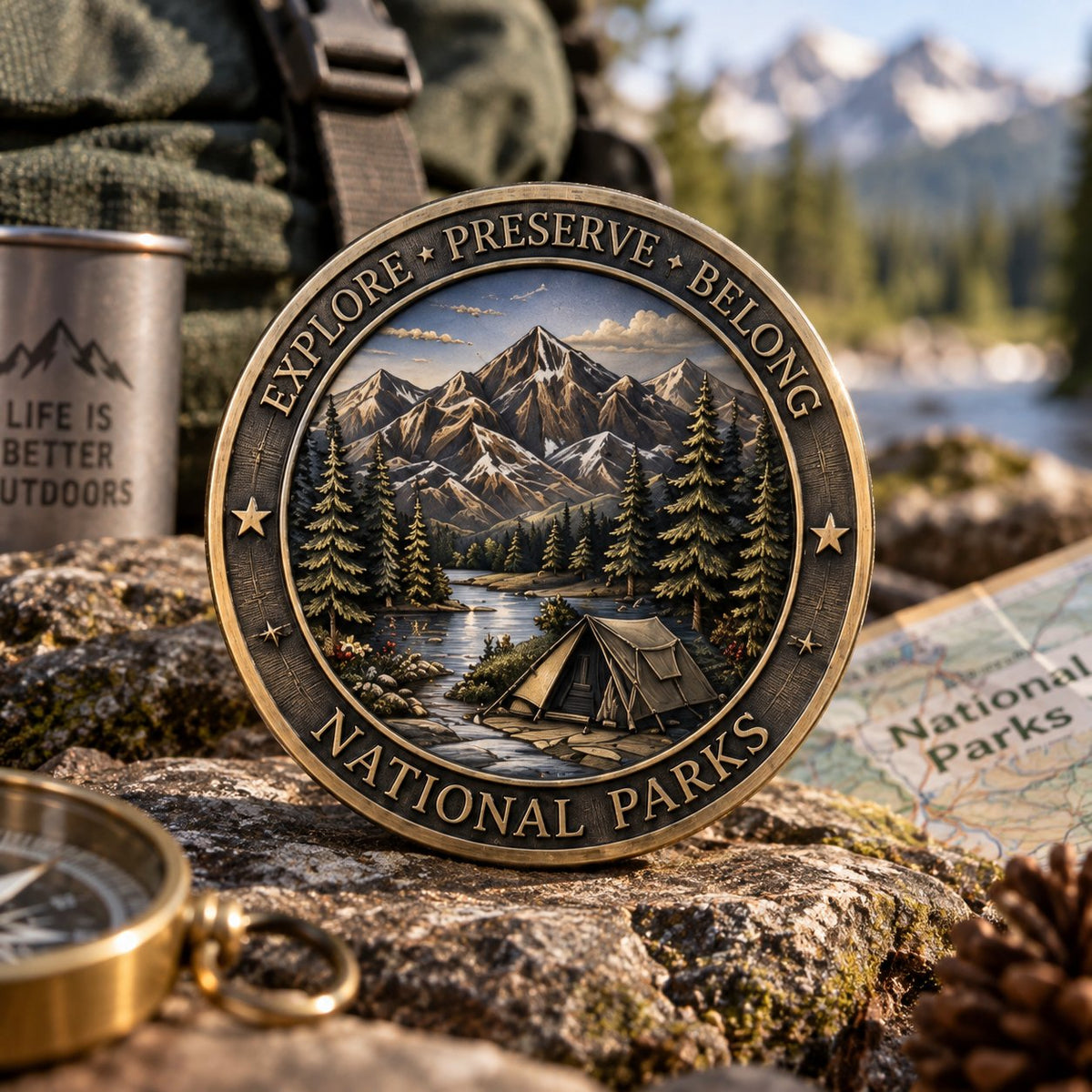 🔥 LAST DAY 50% OFF – American Spirit Challenge Coin Collection | 8 Unique Designs