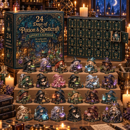 🧙‍♀️24 Days Of Witchy Surprises Advent Calendar | 24 Unique Collectible Witches with Magical Themes