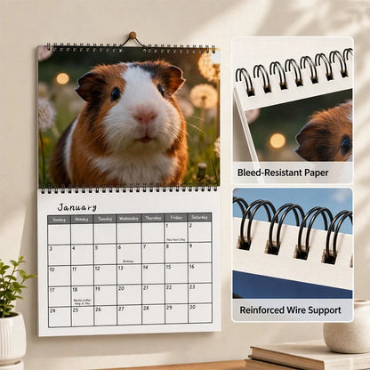 🎁🎄Christmas Sale 50% OFF!💞50K+ SOLD!⏳✨Adorable Guinea Pig Wall Calendar