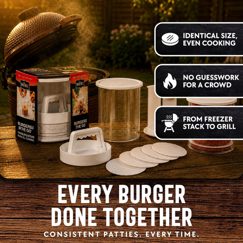 Hamburger Press Patty Maker - 12-Piece Set