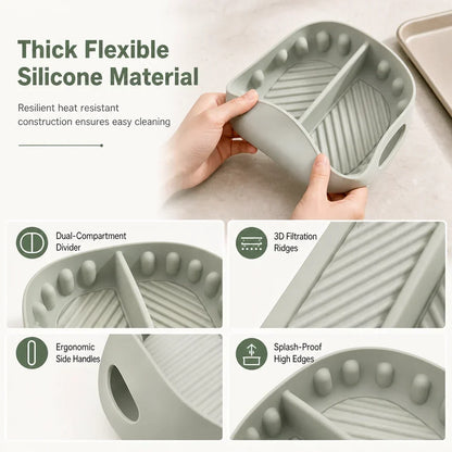 🔥 2026 Hot Sale 30% OFF ✨Reusable Divided Air Fryer Silicone Liner